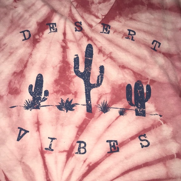 Cutout Tie-Dye Tee - Picture 3 of 4